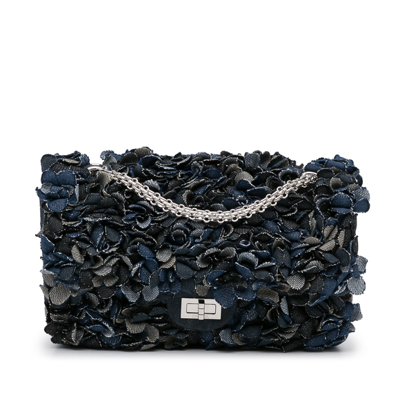 Pre-Loved Chanel Reissue Camellia Denim Shoulder Bag - Picture 1 of 11